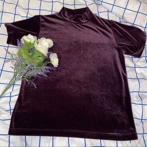💜PURPLE Velvet Turtleneck💜